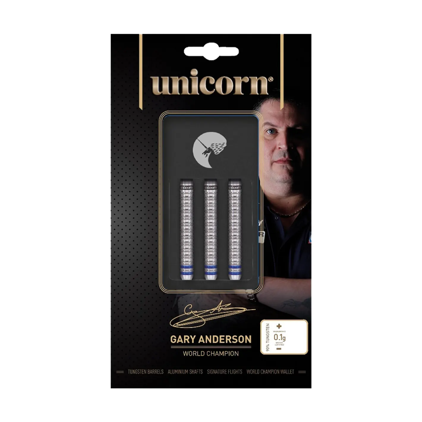 Unicorn World Champion Gary Anderson Phase 3 Steeldarts - Image 3