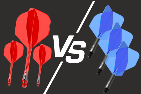 Winmau Fusion vs. Red Dragon Nitro Flite